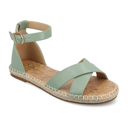 Journee Collection Womens Lyddia Heeled Sandals, 9 Medium, Green