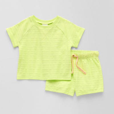 Okie Dokie Baby Boys 2-pc. Short Set