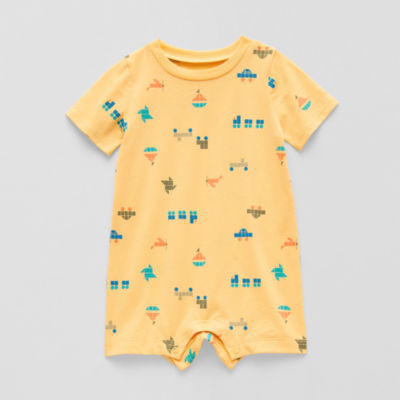 Okie Dokie Baby Boys Short Sleeve Romper