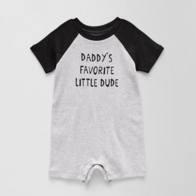 Okie Dokie Baby Boys Short Sleeve Romper