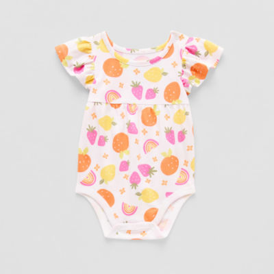 Okie Dokie Baby Girls Short Sleeve Bodysuit