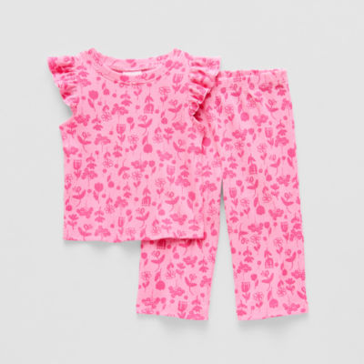 Okie Dokie Baby Girls 2-pc. Pant Set