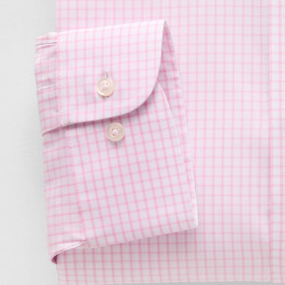 Stafford Smart Tech Mens Big & Tall Regular Fit Stretch Fabric Wrinkle Free Long Sleeve Dress Shirt