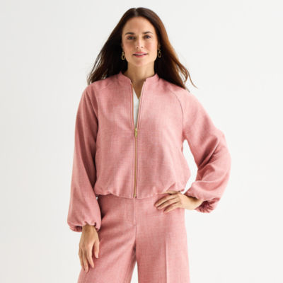 Liz Claiborne Womens Midweight Bomber Jacket