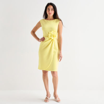 Jessica Howard Womens Sleeveless Sheath Dress