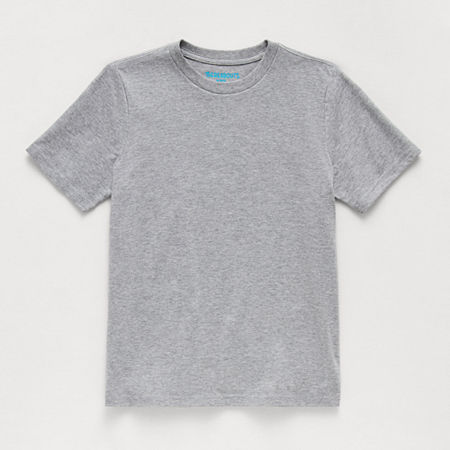 Thereabouts Little & Big Kid Boys Crew Neck Short Sleeve T-Shirt, X-large (18-20), Gray