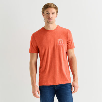 St. John's Bay Mens Crew Neck Short Sleeve Classic Fit Graphic T-Shirt