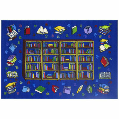 Reading Time Indoor Rectangular Accent Rug