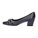 Easy Street Womens Millie Pointed Toe Block Heel Pumps - JCPenney