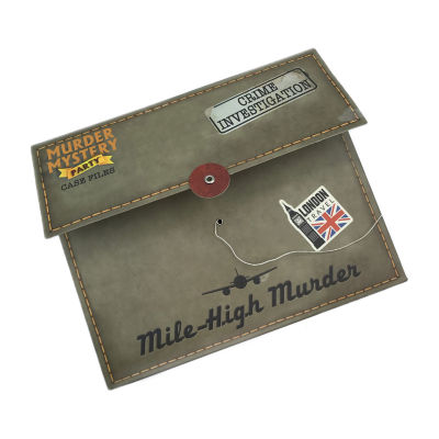 University Games Murder Mystery Party Case Files: Mile-High Murder Board Game