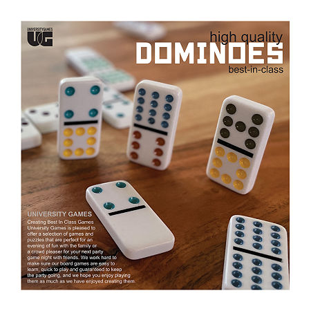 University Games Spinner - The Game Of Wild Dominoes! Dominoes, One Size, Multiple Colors