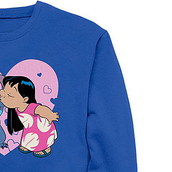 Disney Lilo & Stitch Little Girls 3 Pack T-Shirts Gray / Blue 4