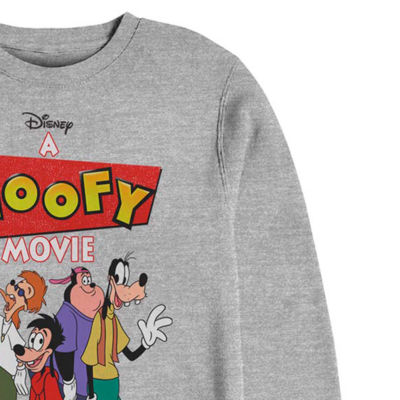 Mens Crew Neck Long Sleeve Goofy Sweatshirt