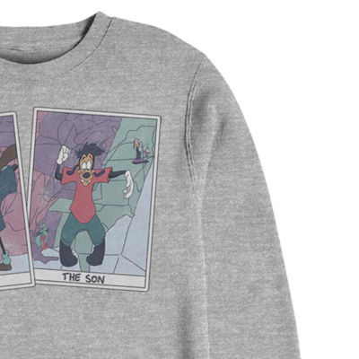 Mens Crew Neck Long Sleeve Goofy Sweatshirt