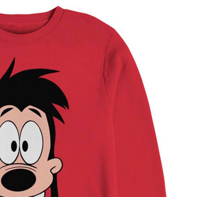 Mens Crew Neck Long Sleeve Goofy Sweatshirt