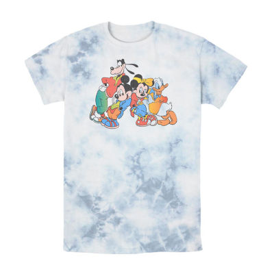 Mens Short Sleeve Mickey and Friends Graphic T-Shirt