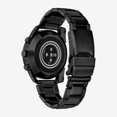 Citizen Mens Chronograph Gray Stainless Steel Smart Watch Jx2017-56e
