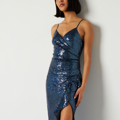 amur pink dress Ludlow Strapless Gown Taco Salad with Homemade from center back Color:Midnight Grey with Acorn (1510) All Petite
