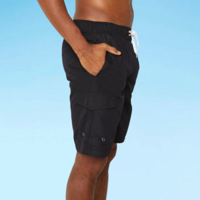 St. John's Bay Mens Drawstring Waist Swim Trunks