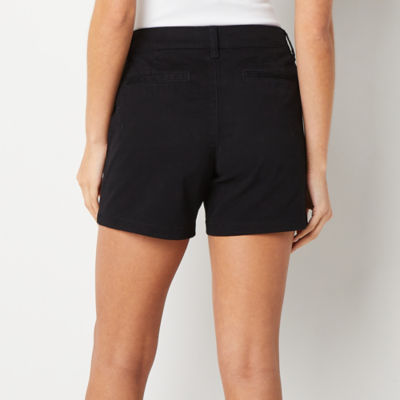 a.n.a Womens Mid Rise 5" Chino Short