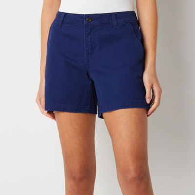 a.n.a Womens Mid Rise 5" Chino Short