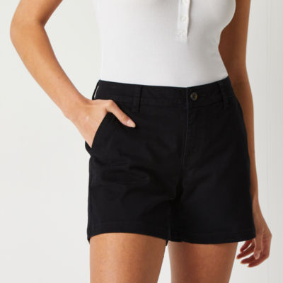 a.n.a Womens Mid Rise 5" Chino Short