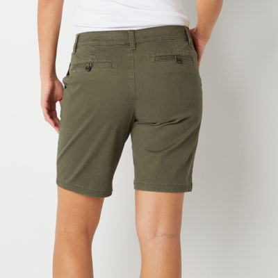 a.n.a Womens Mid Rise 9" Chino Short