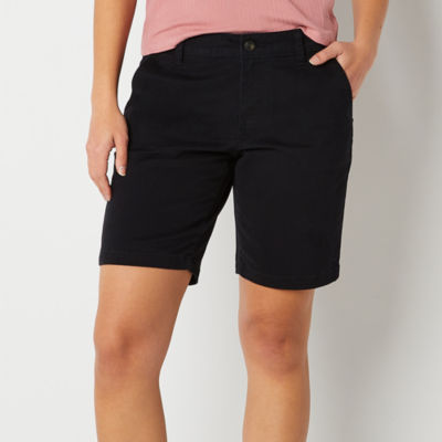 a.n.a Womens Mid Rise 9" Chino Short