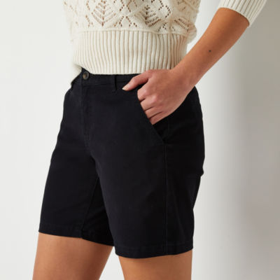 a.n.a Womens Mid Rise 7" Chino Short