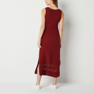 a.n.a Crochet Sleeveless Maxi Dress