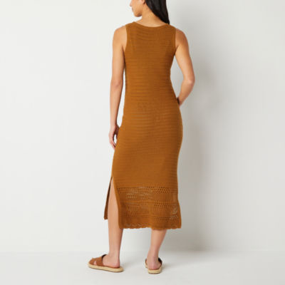 a.n.a Crochet Sleeveless Maxi Dress