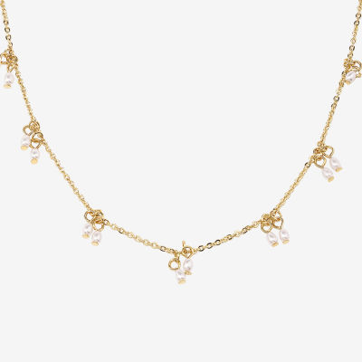 Bijoux Bar Delicates Gold Tone Collar Necklace