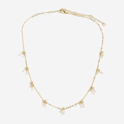 Bijoux Bar Gold Tone Collar Necklace