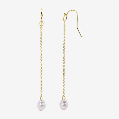 Bijoux Bar Delicates Simulated Pearl Drop Earrings