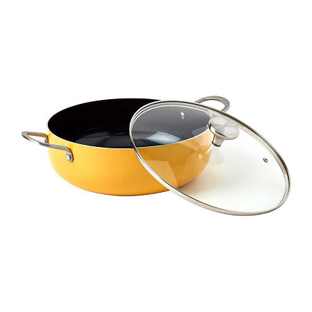 Infuse Aluminum Non-Stick 6-qt Caldero Saute Pan, One Size, Yellow