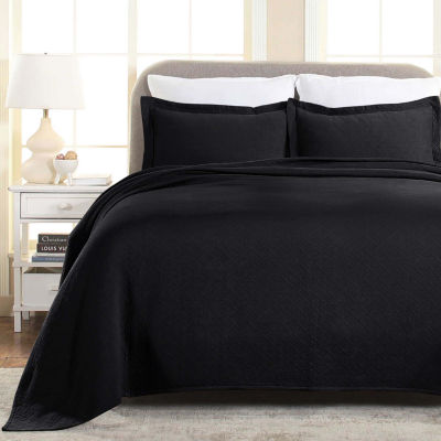 SUPERIOR® Basketweave Matelasse Cotton Woven Jacquard Bedspread