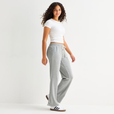 Arizona Womens Juniors Mid Rise Sweatpant