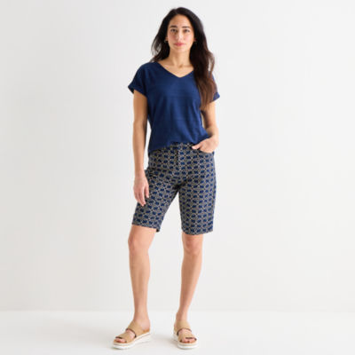 St. John's Bay Womens 11" Bermuda Short