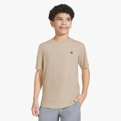 Champion Big Kid Boys Round Neck Short Sleeve Regular Fit Graphic T-Shirt