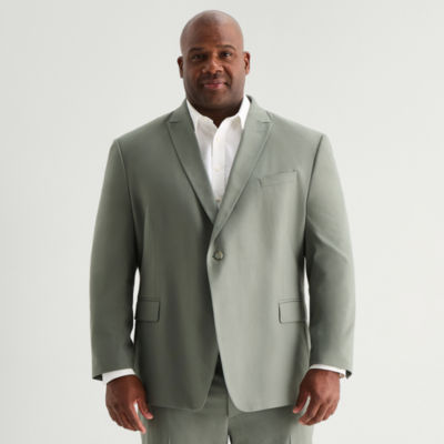 J. Ferrar Ultra Comfort Mens Regular Fit Big and Tall Suit Jacket