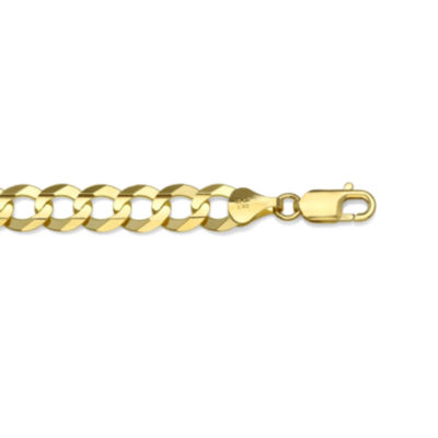 10K Yellow Gold 10MM Curb Necklace