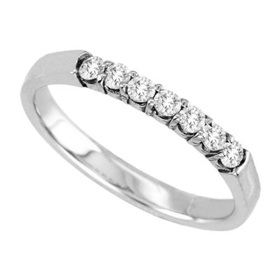 1/4 CT.T.W. Natural Diamond Band 14K White Gold