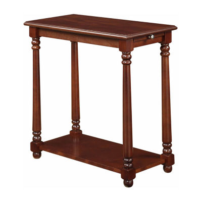 French Country Regent Chairside End Table, Color Mahogany JCPenney