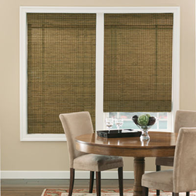 Bali Natural Custom Cordless Light-Filtering Roman Shade