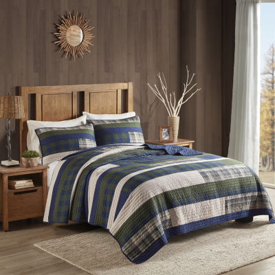 Woolrich Spruce Hill Oversized Cotton Quilt Mini Set, Color Green JCPenney