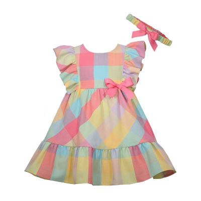 Bonnie Jean Baby Girls Sleeveless Flutter Sleeve A-Line Dress