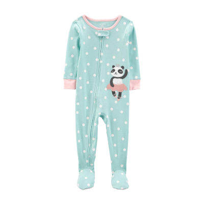 Carter's Baby Girls Footed Long Sleeve One Piece Pajama