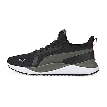 Puma Pacer Street St Pl Mens Training Shoes, Color: Black Gray -