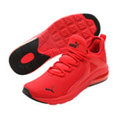 Puma red 2025 training shoes