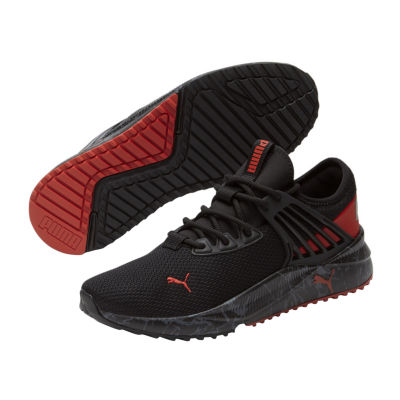 PUMA Pacer Future Marble Mens Training Shoes, Color: Black Red Gray ...